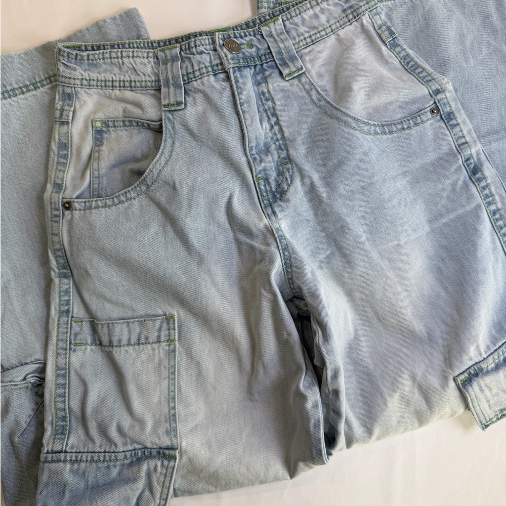 Light Blue ALAB Mega Rave Men's Denim Jeans 28 Waist